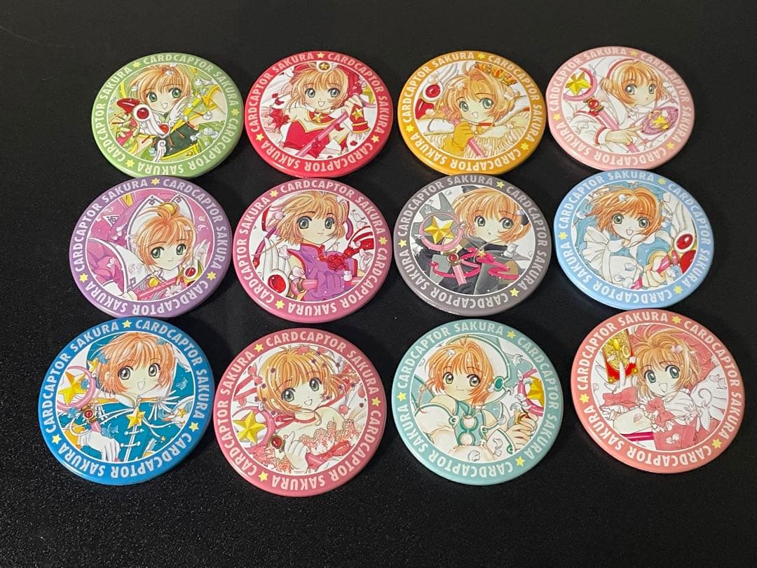 カードキャプターさくら　アニカプ　缶バッジ　フルコンプ