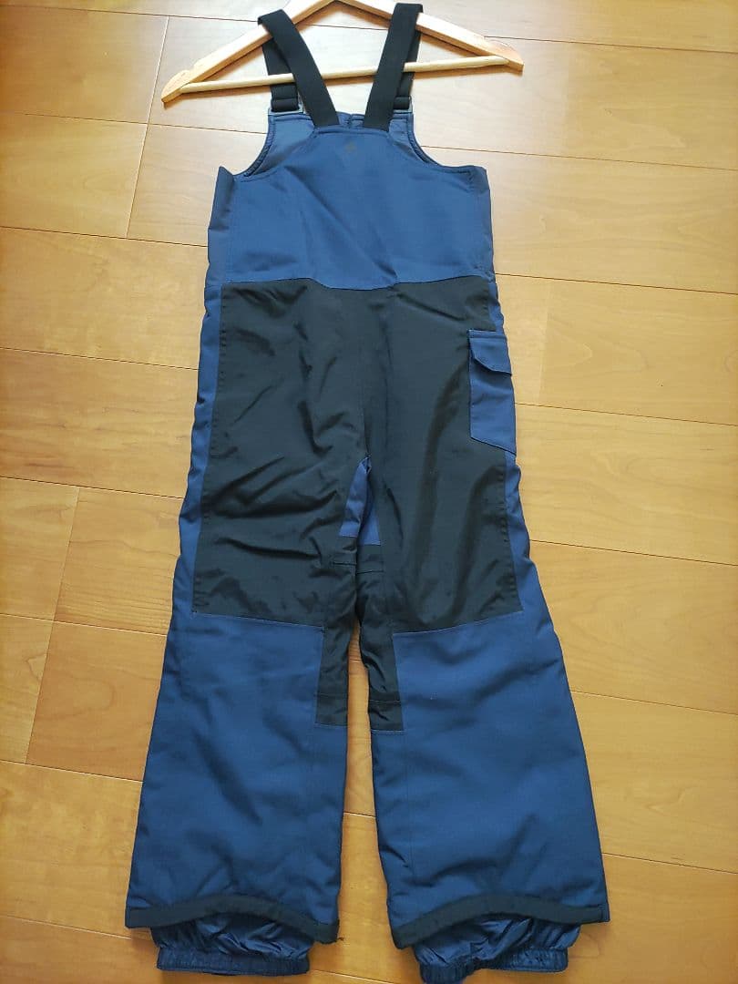 子ども用ネイビー スノーボードオーバーオール