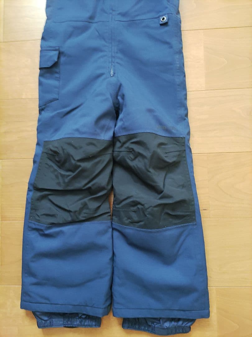 子ども用ネイビー スノーボードオーバーオール