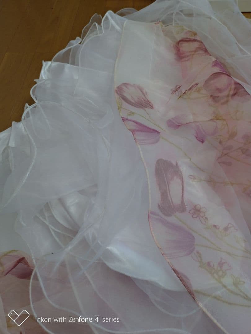 社交ダンス　ホワイト　モダンドレス　競技会