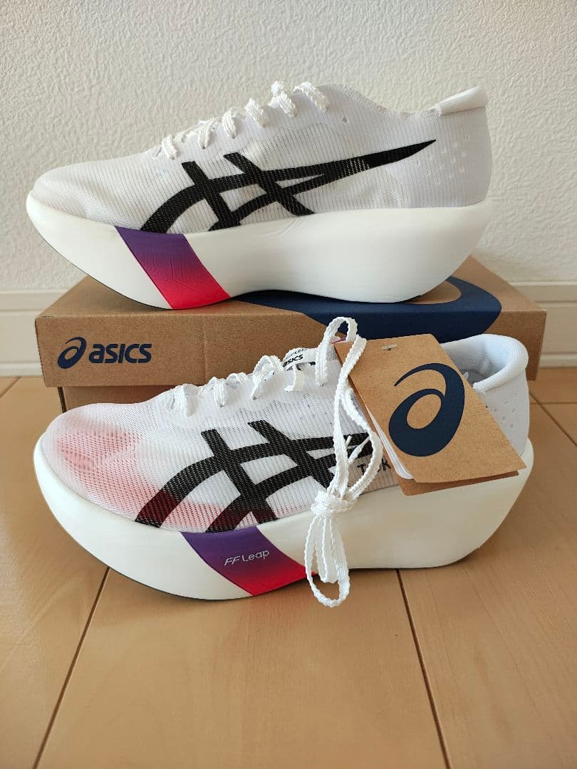 【新品未使用】ASICS メタスピードレイ 25.0cm ホワイト