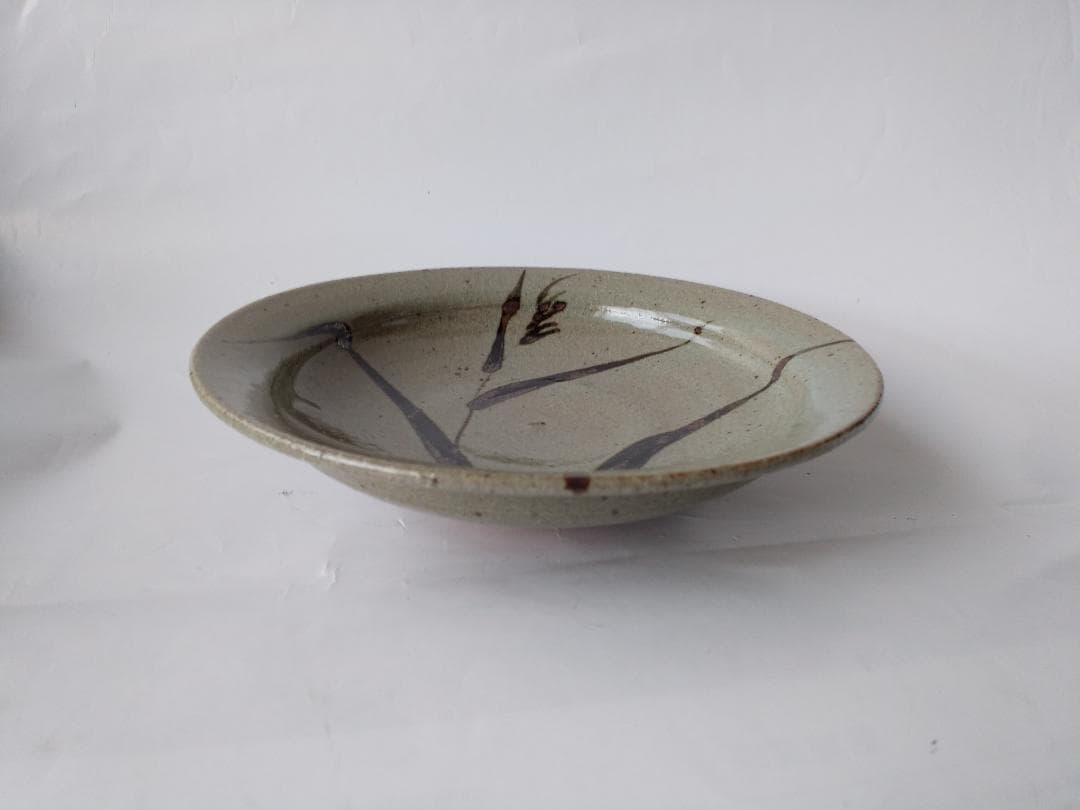 十三代 中里太郎右衛門 陶房 絵唐津 皿 共箱 栞 茶道具 飾り皿 新品 未使用