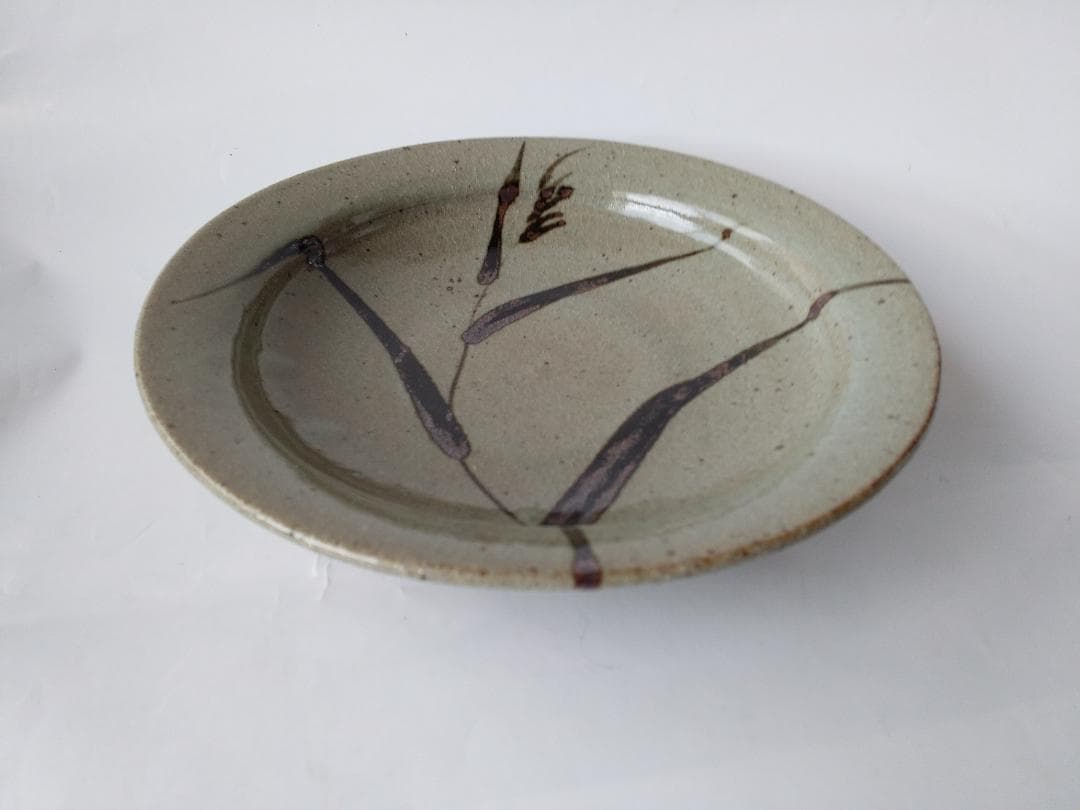 十三代 中里太郎右衛門 陶房 絵唐津 皿 共箱 栞 茶道具 飾り皿 新品 未使用