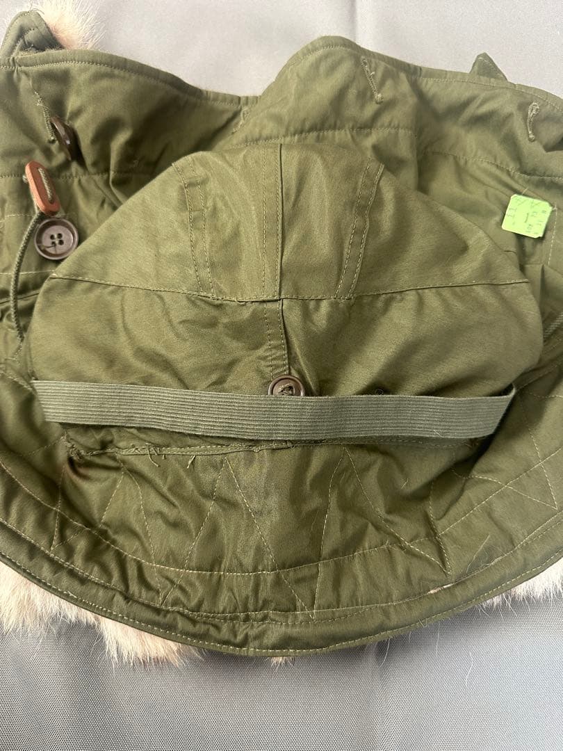 M-51 モッズコート用フード　緑タグ