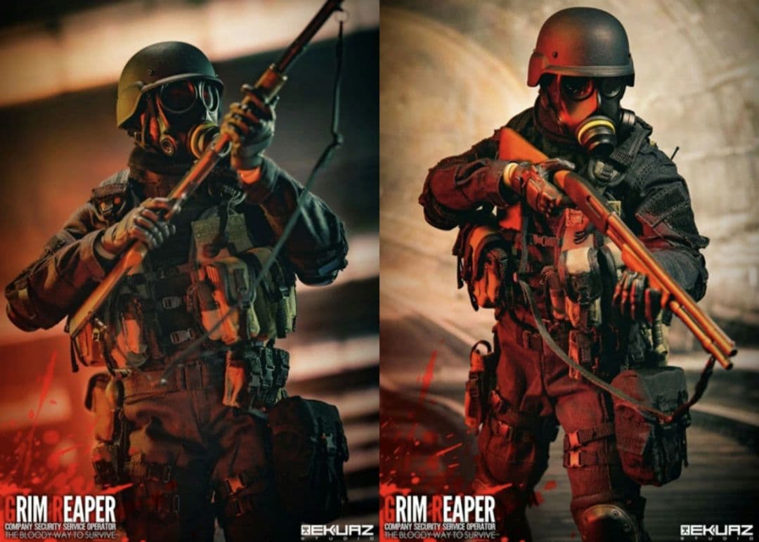 バイオハザード　ハンク　フィギュア　EKUAZ STUDIO　グリムリーパー