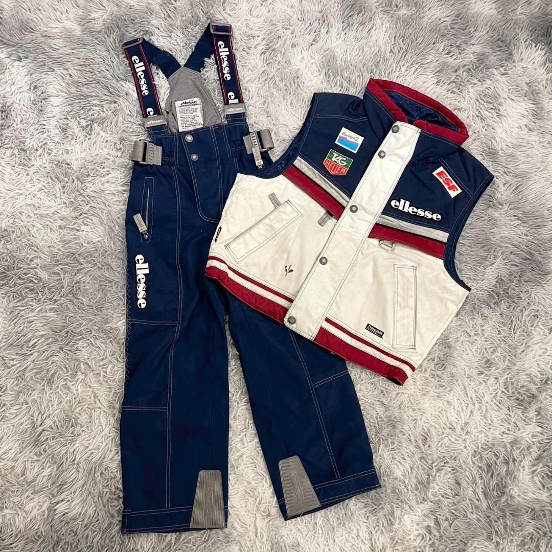 『ellesse』　スキーウェアセットアップ　リバーシブル　ロゴ　ゴールドウィン
