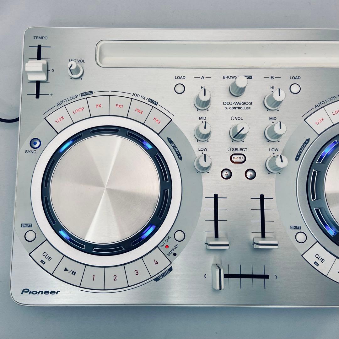 PIONEER DJ DDJ-WEGO3-W USBバス電源 スクラッチ対応