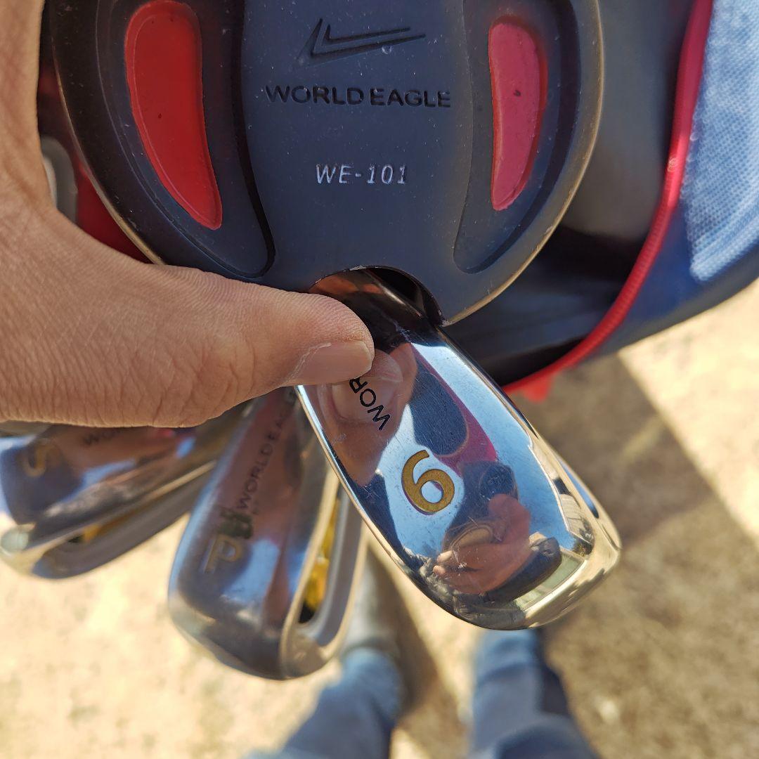 ARNOLD PALMER キャディバッグ アイアンセット付き　フレックスS