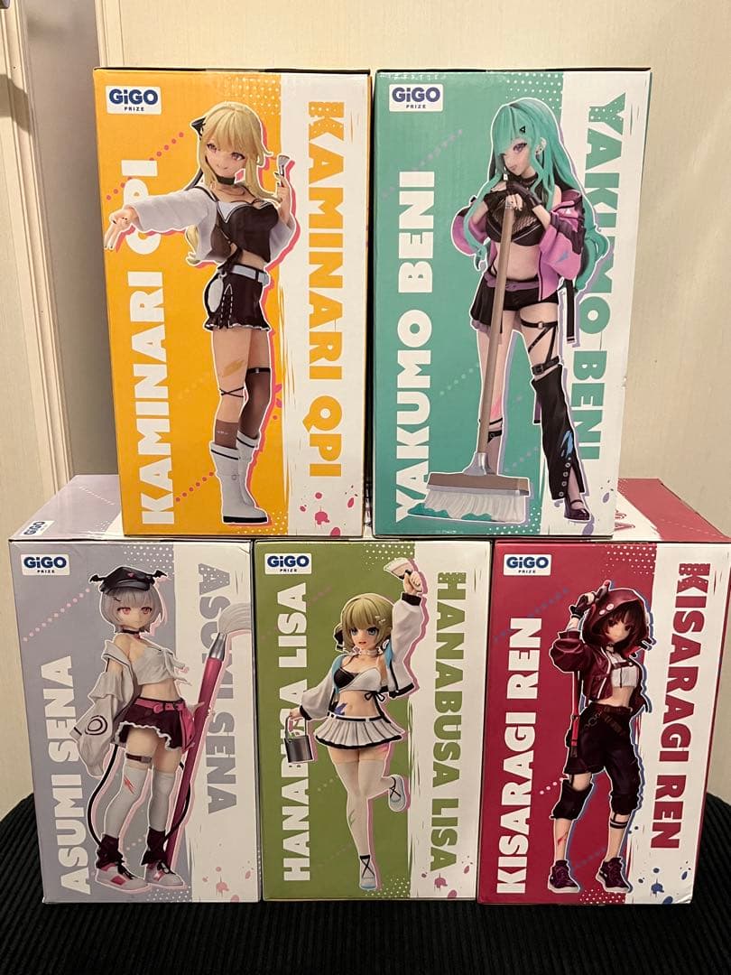 【新品未開封】GiGO限定　ぶいすぽっ！　フィギュア　5体セット