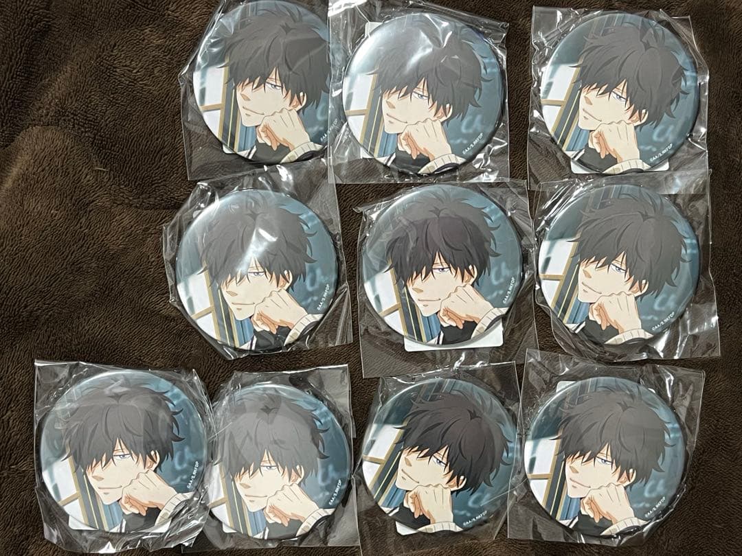 鴨乃橋ロンの禁断推理 くじ引き堂 E賞 缶バッジ ロン カフェ 10個セット