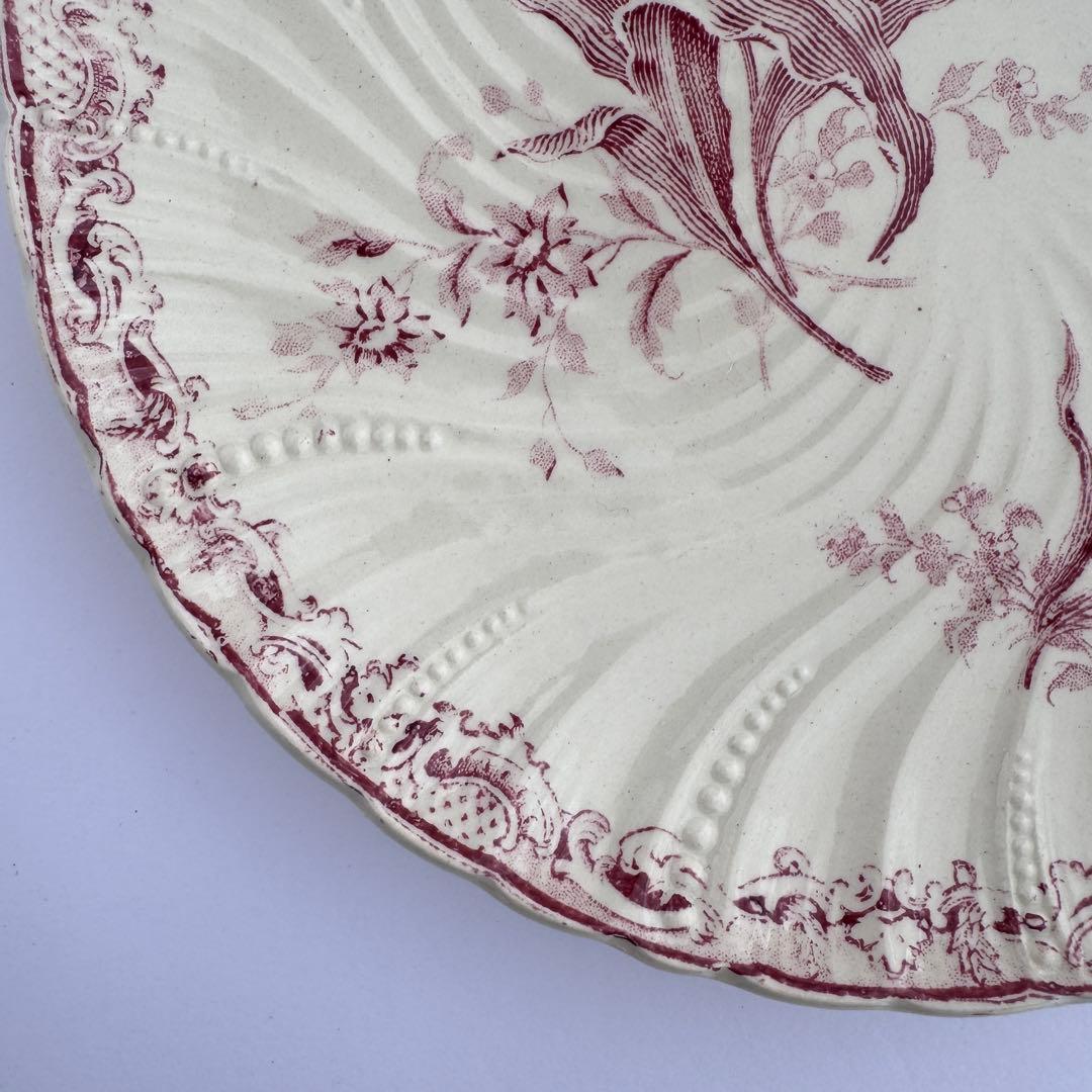 こ*マ様 フランスアンティーク　サルグミンヌ　Fontanges デザートプレー