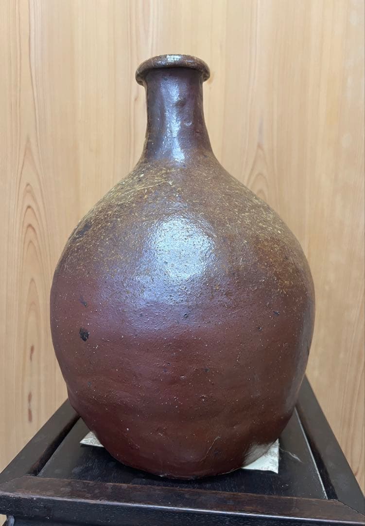 古常滑　古備前　古信楽　自然釉見事な古壺　灰被り垂れ名品　値下げ