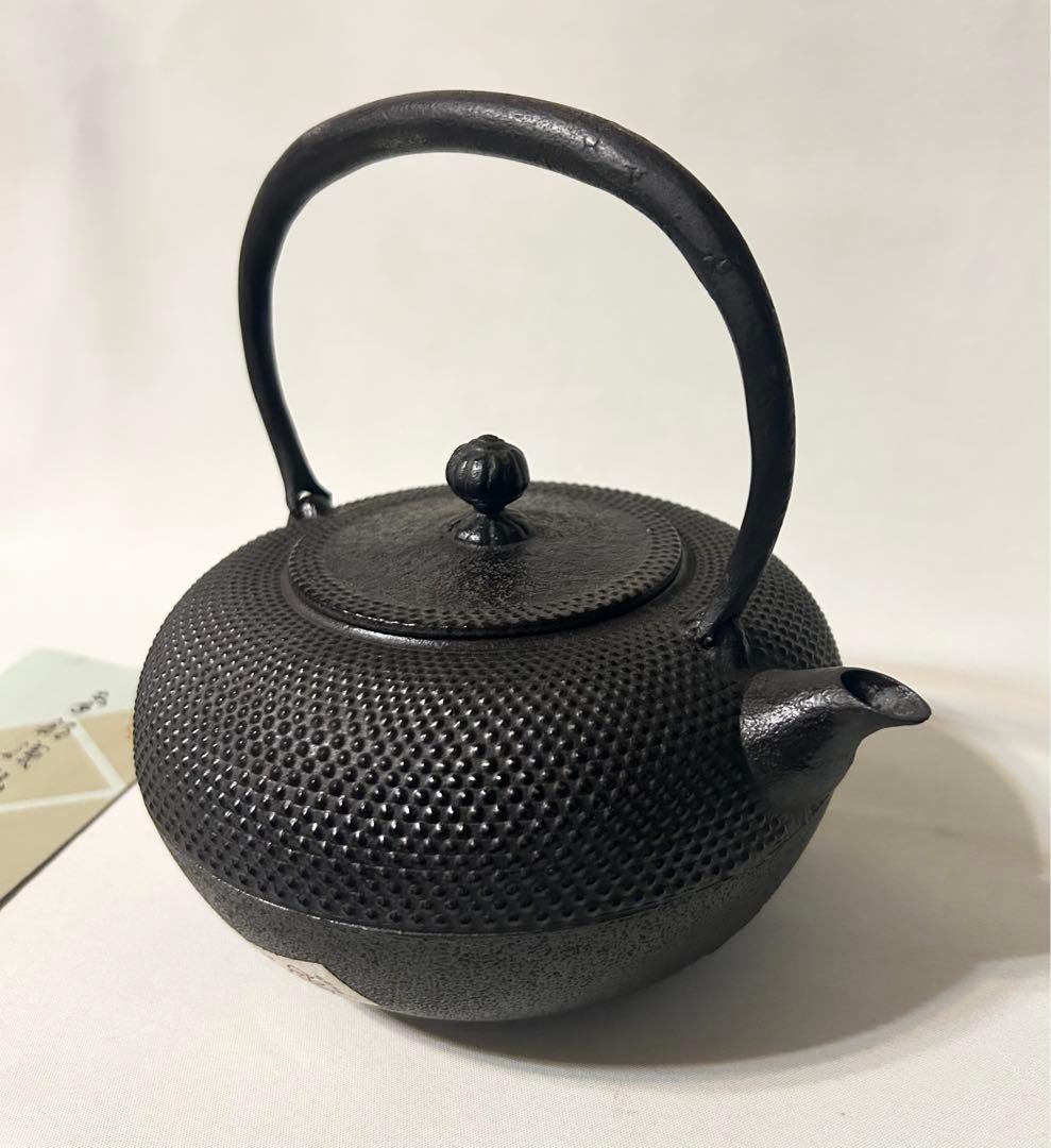 南部鉄瓶 南部鉄器 鉄瓶 急須 東仙 一級合格証 眞正シール 真正 茶道具 骨董