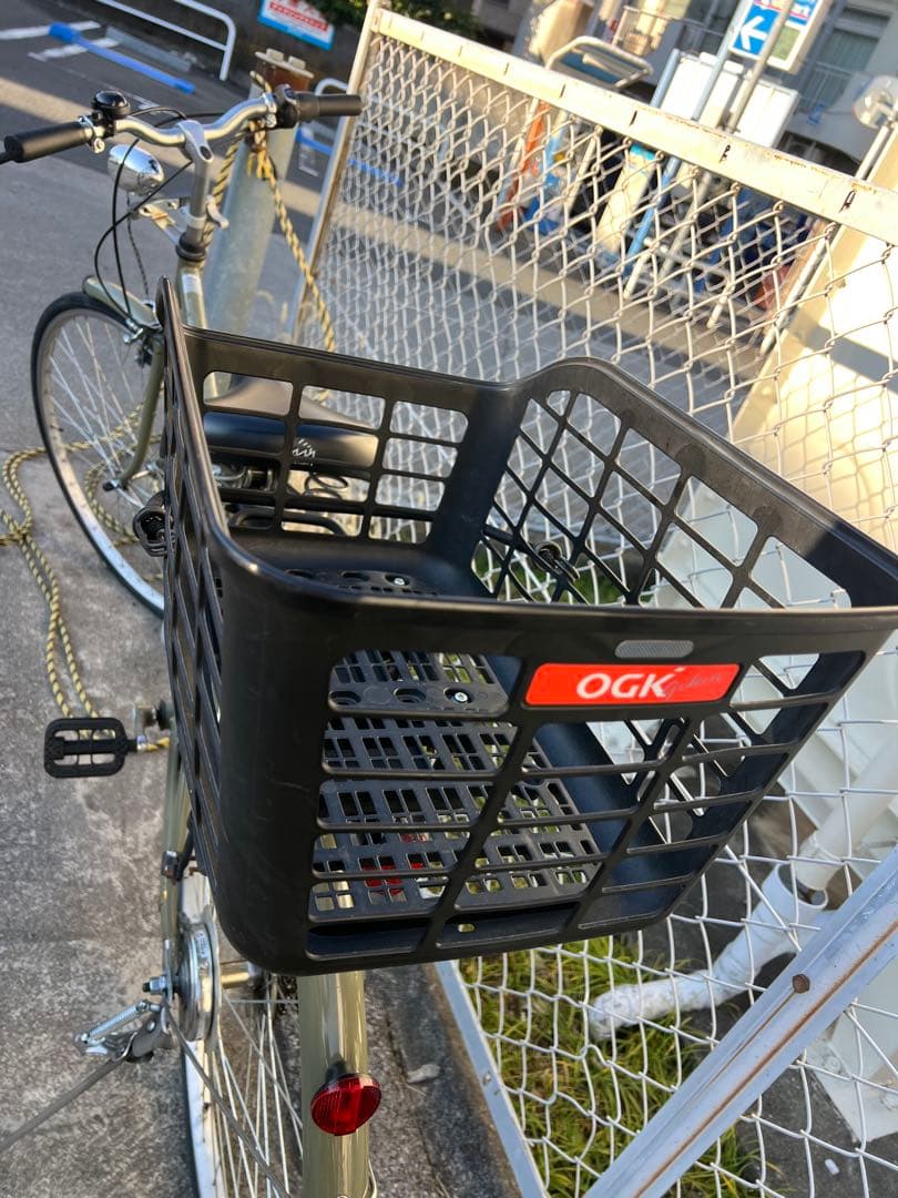 27インチ シティサイクル オリーブグリーン