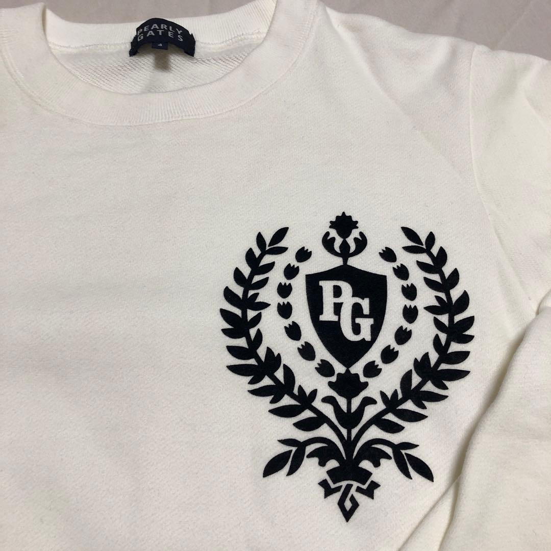 パーリーゲイツ PEARLY GATES プラチナベール 表起毛 トレーナー