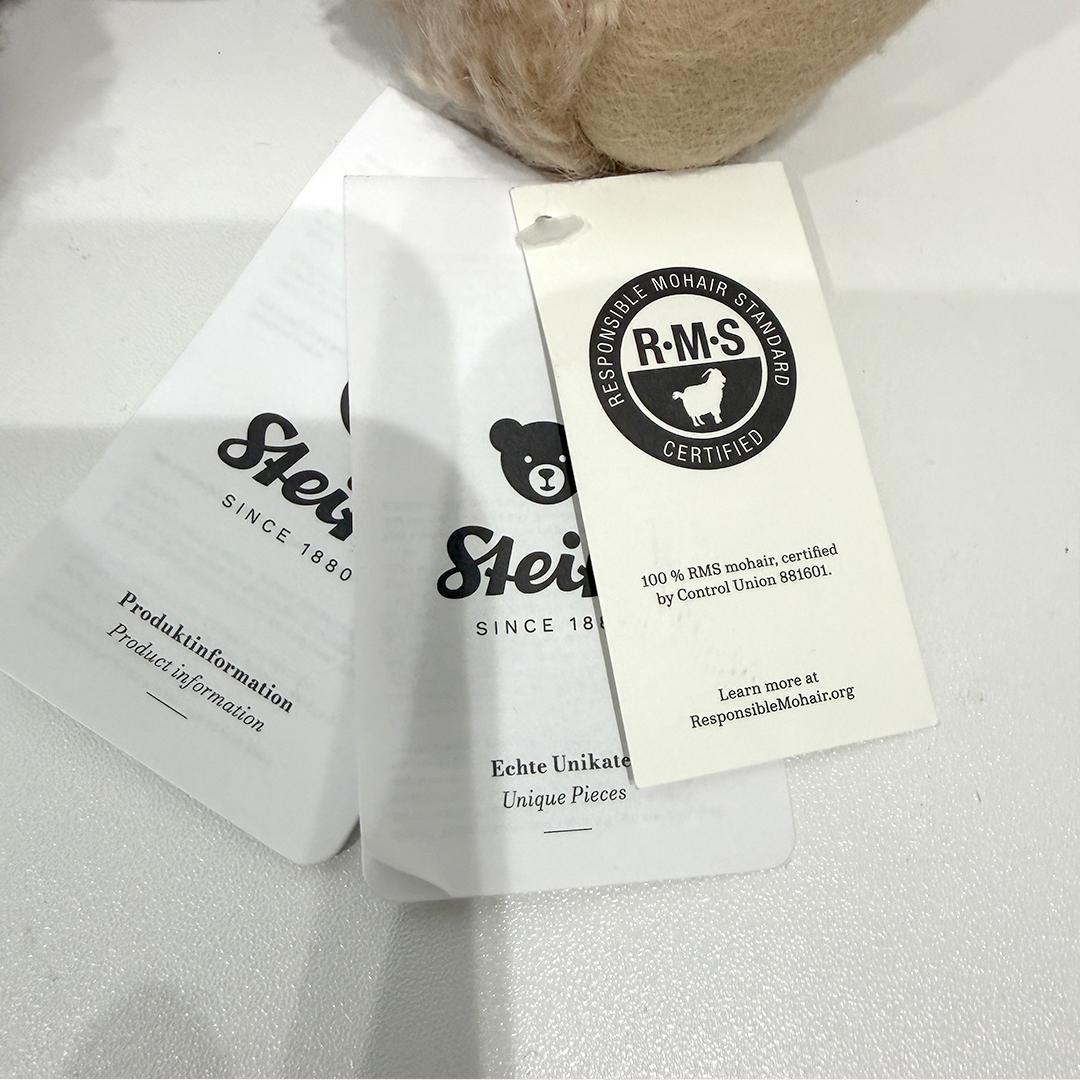 超レア シュタイフ Steiff RILY 今市隆二 コラボ 白タグ パディ