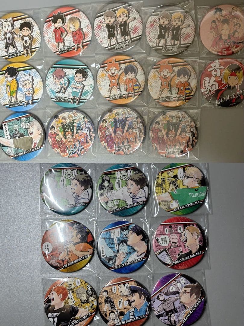 ハイキュー コレクション缶バッジ　原画展