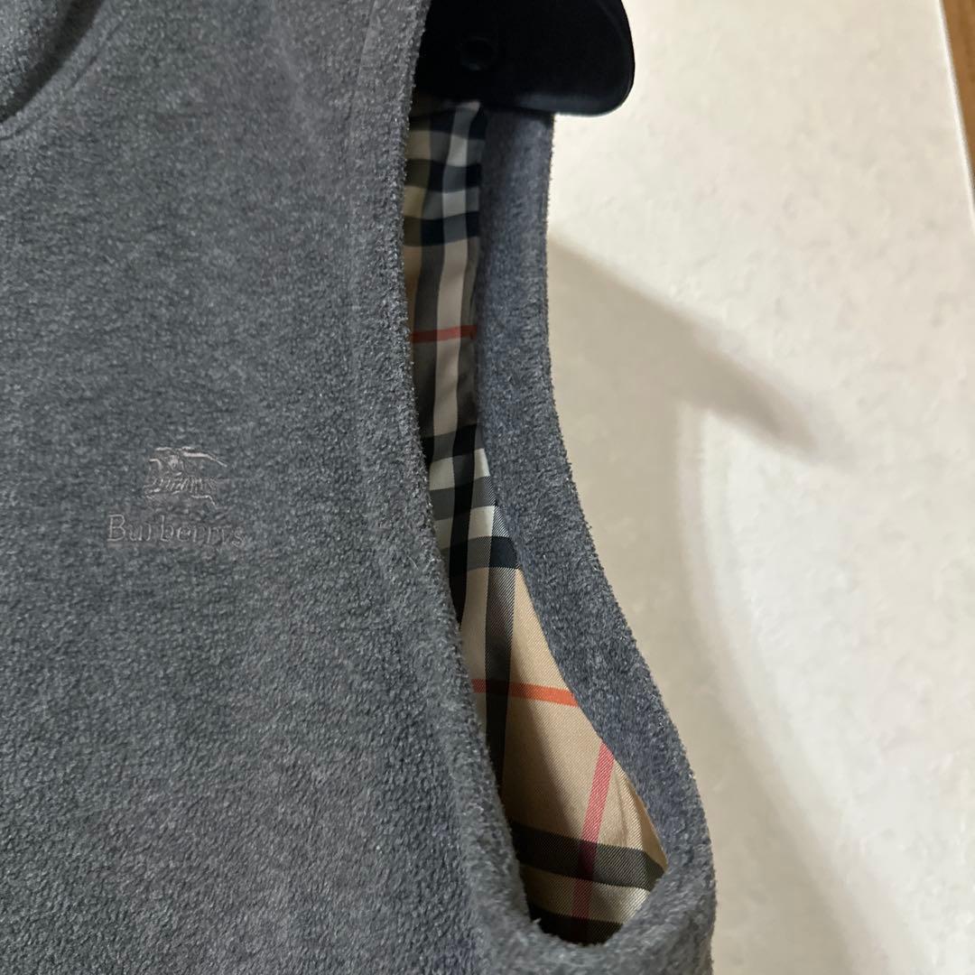メンズ　バーバリーフリースベスト L〜XL
