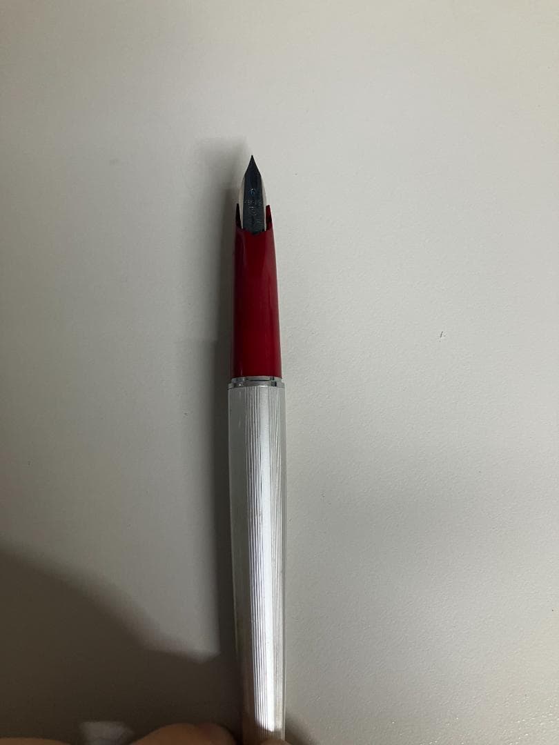 PLATINUM 万年筆 シルバー 18K