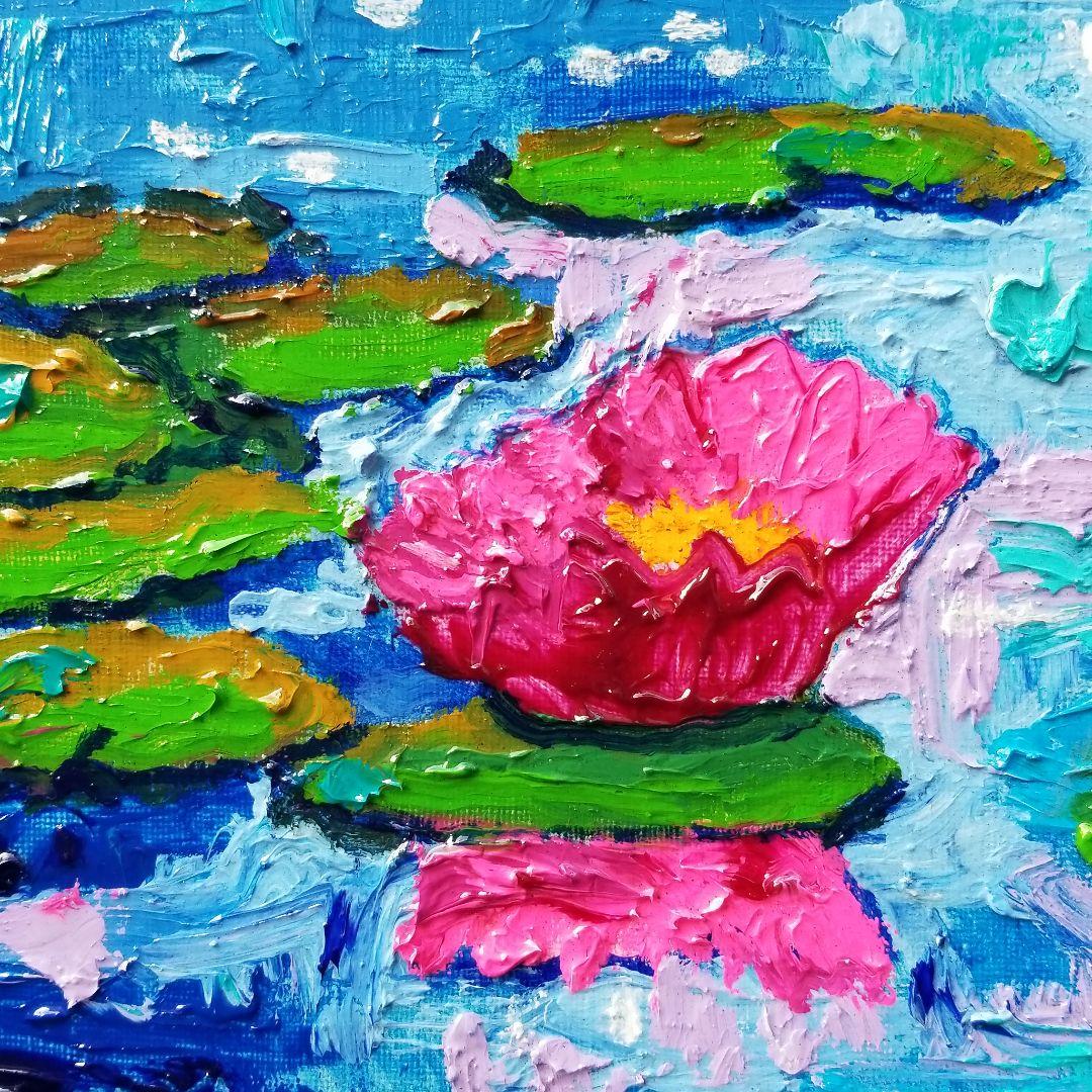 油絵　 専用　睡蓮　抽象画