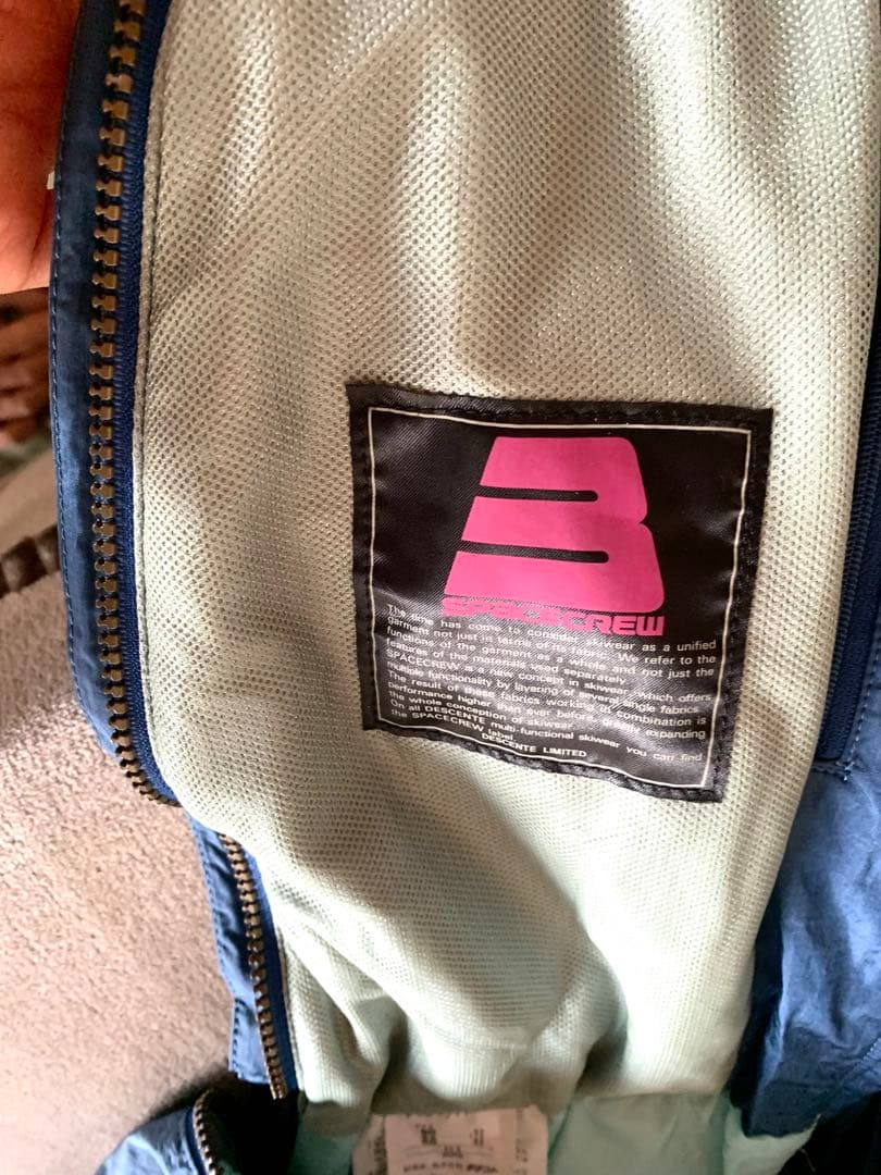 昭和レトロ DESCENTEデサント スキーウェア スノボつなぎジャンプスーツ②