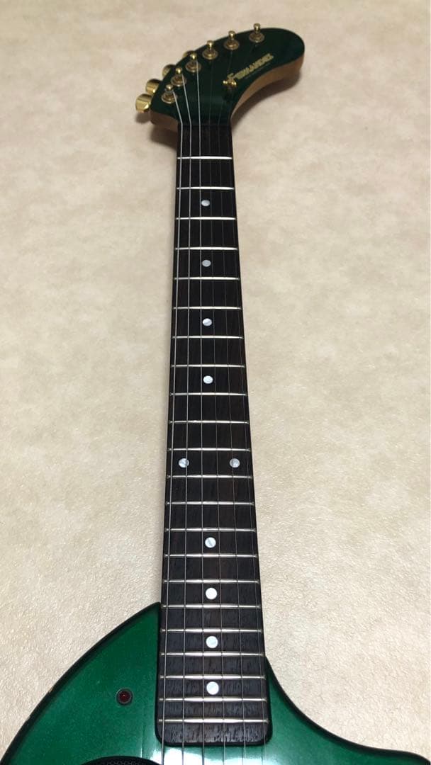 【美品】ZO-3 芸達者 グリーン アンプ内蔵ミニギター 専用ケース付 ぞうさん