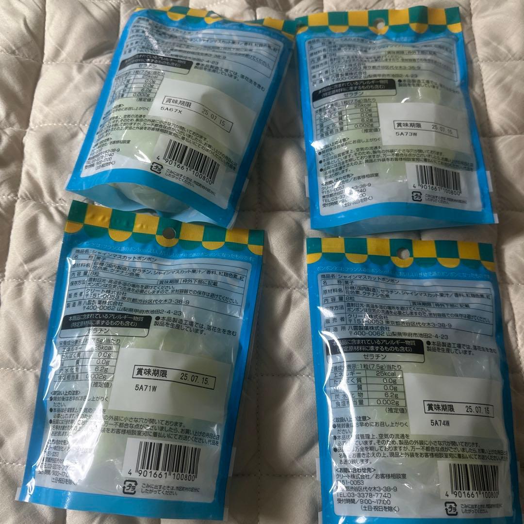 ル*ル様 シャインマスカットボンボン　4袋