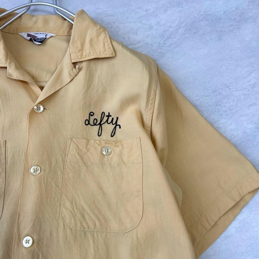 301 BETTER THAN 刺繍 ヴィンテージ ボウリングシャツ USA製