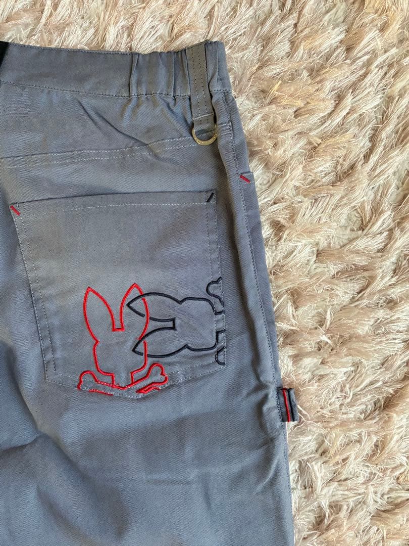 PSYCHO BUNNY ゴルフ　ストレッチ　ブルー　サイズL