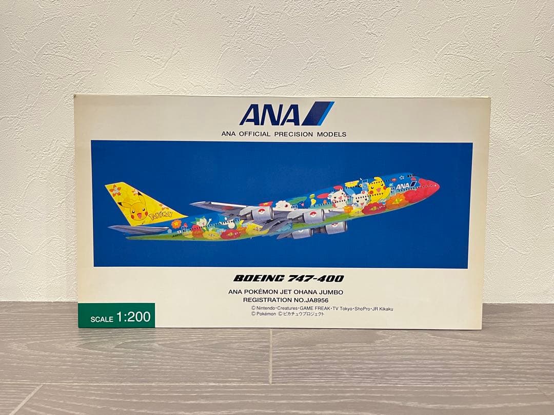 ANA Boeing 747-400 ポケモンモデル 1:200