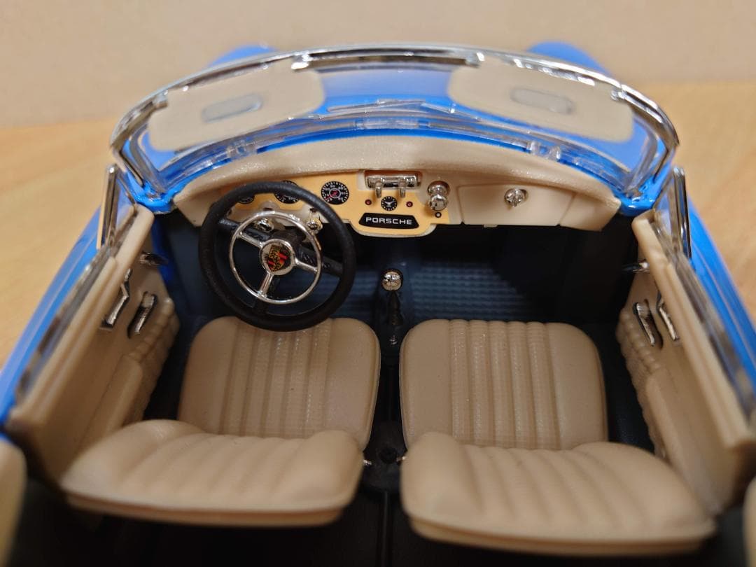 1/18 ポルシェ356B オープン ブルー PORSCHE 356B 1961