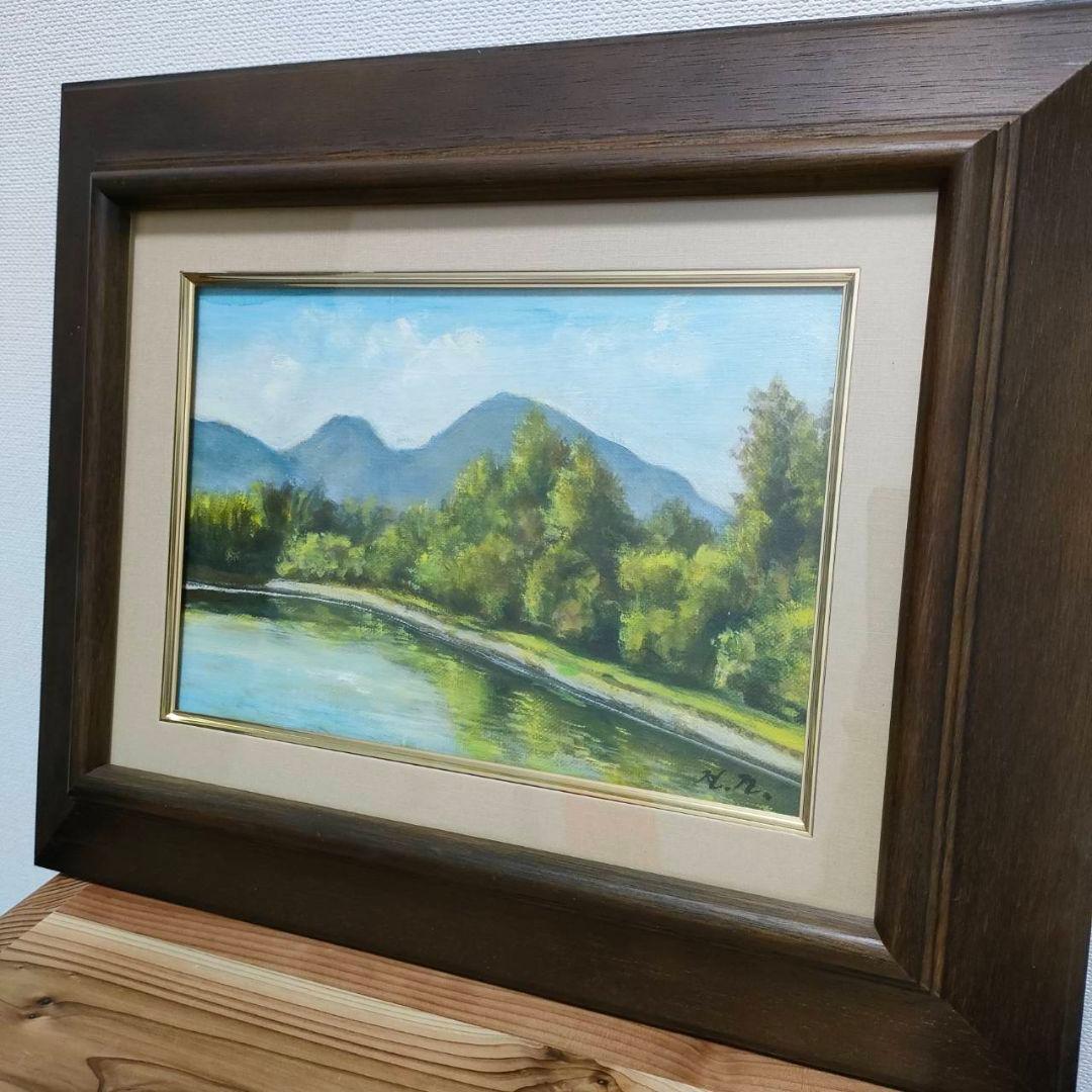 風景画　油絵　中島裕司