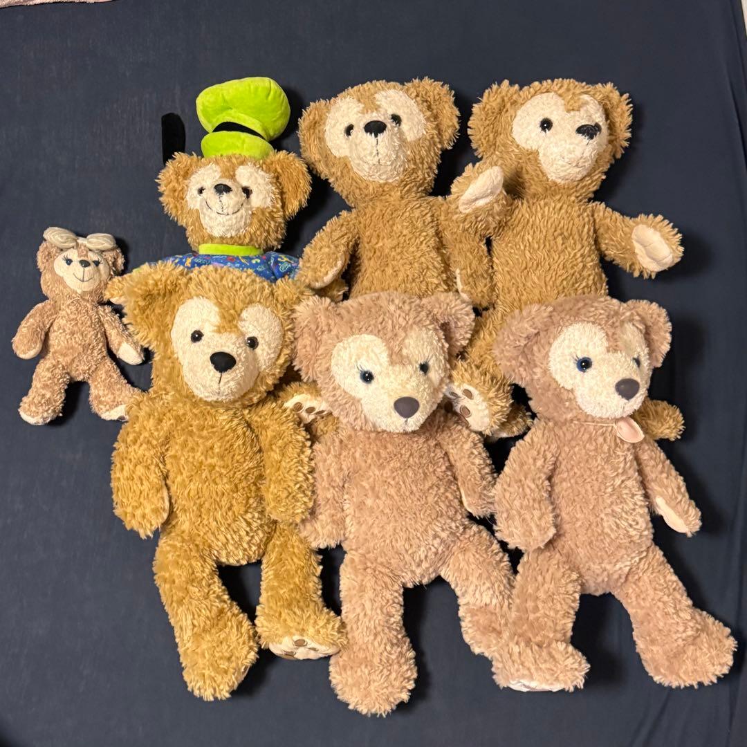 ダッフィー シェリーメイ　ぬいぐるみ 7体　セット