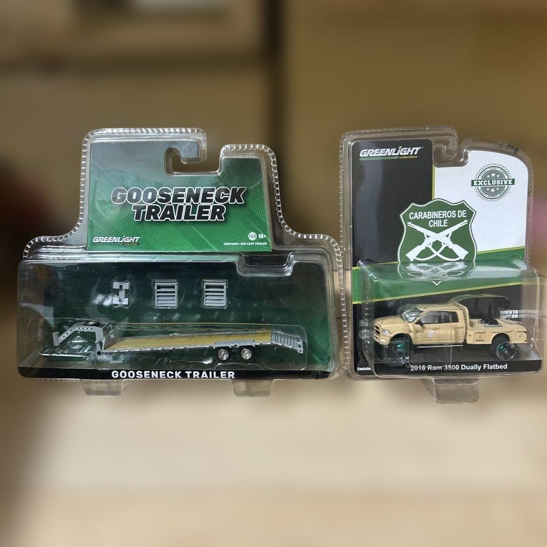 GREENLIGHT ゴースネックトレーラー & ラム3500デュアリーフラット