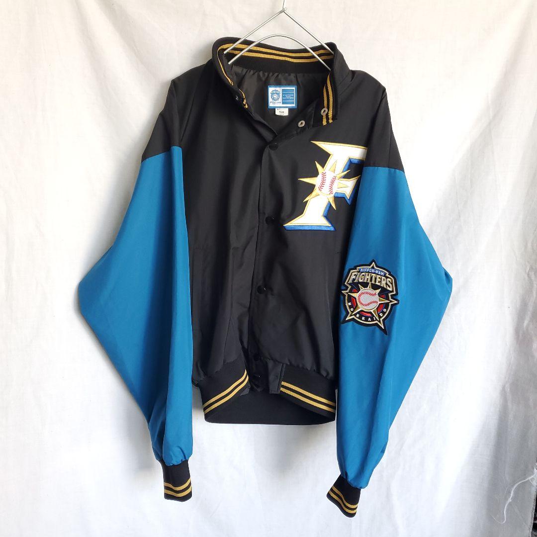 初期モデル 北海道日本ハムファイターズ　Jr. 野球　ジャパンー　スタジャン 黒