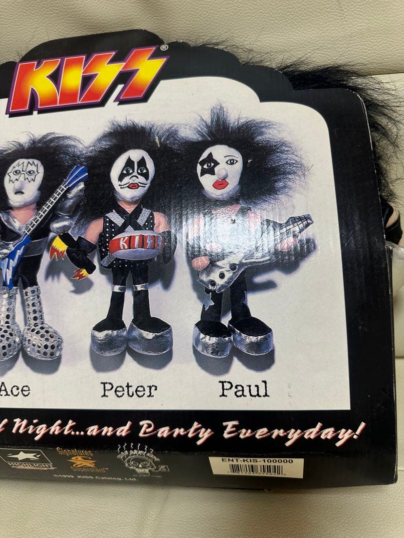 KISSレア希少1999年製 バンドメンバー ぬいぐるみ4体セット