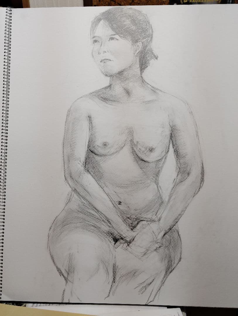 『女性ヌード』鉛筆画 A2サイズ