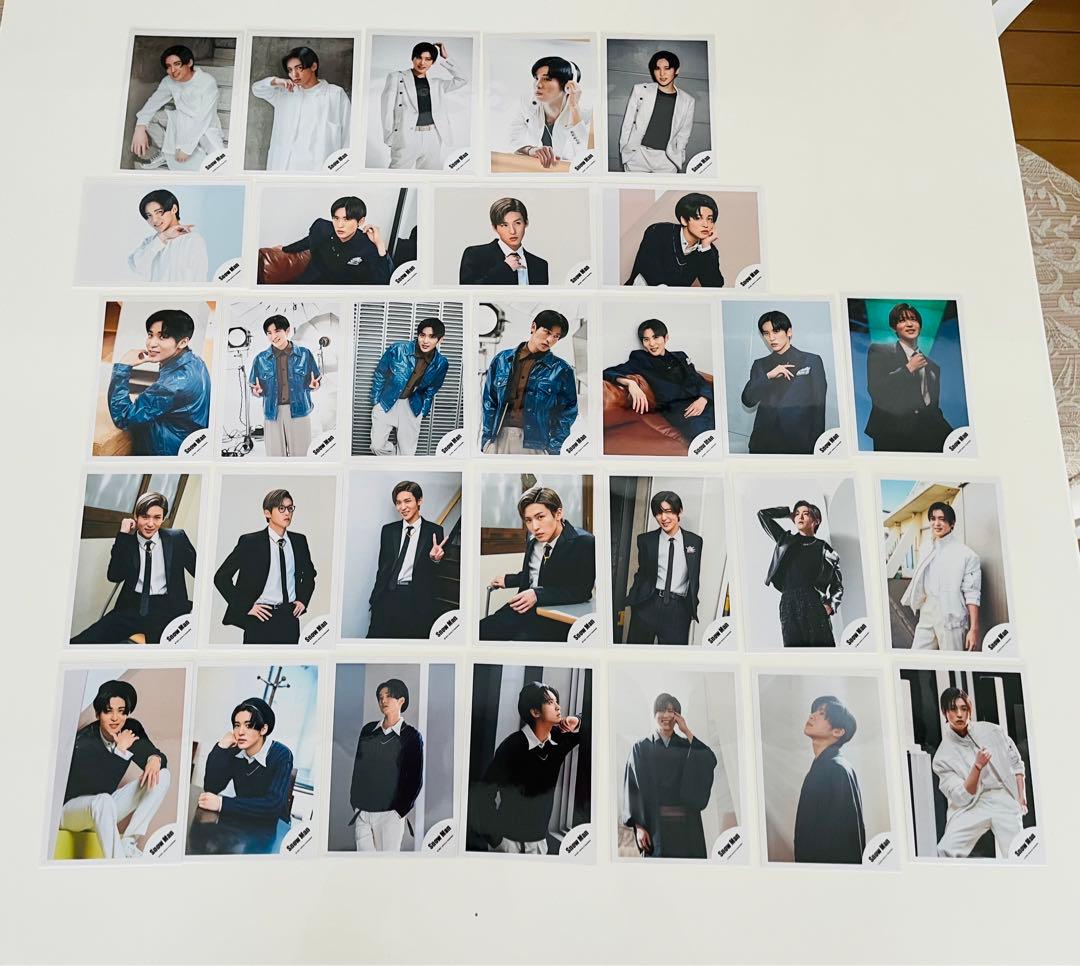 Man 目黒蓮 公式写真 124枚セット