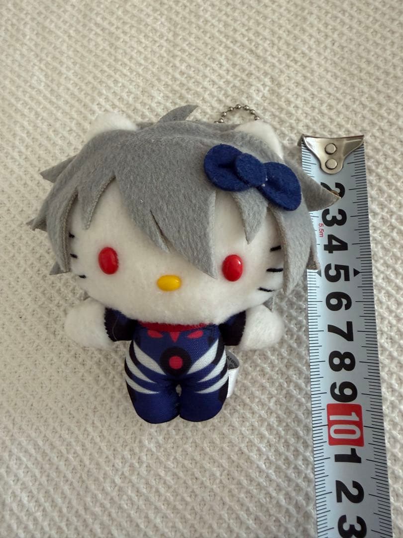 ハローキティー エヴァンゲリオン ぬいぐるみキーホルダー