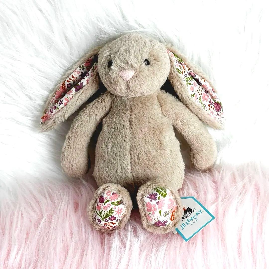 新品　ジェリーキャット　ブロッサムベージュバニー　ぬいぐるみ　S　袋付き