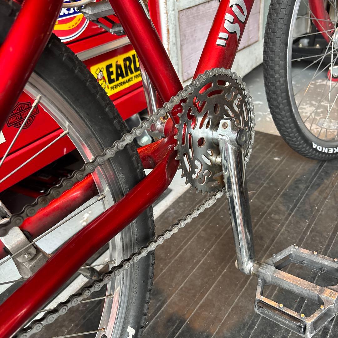 ［引き取り限定］SEBIKES BMX レッド 24インチ　整備済み！