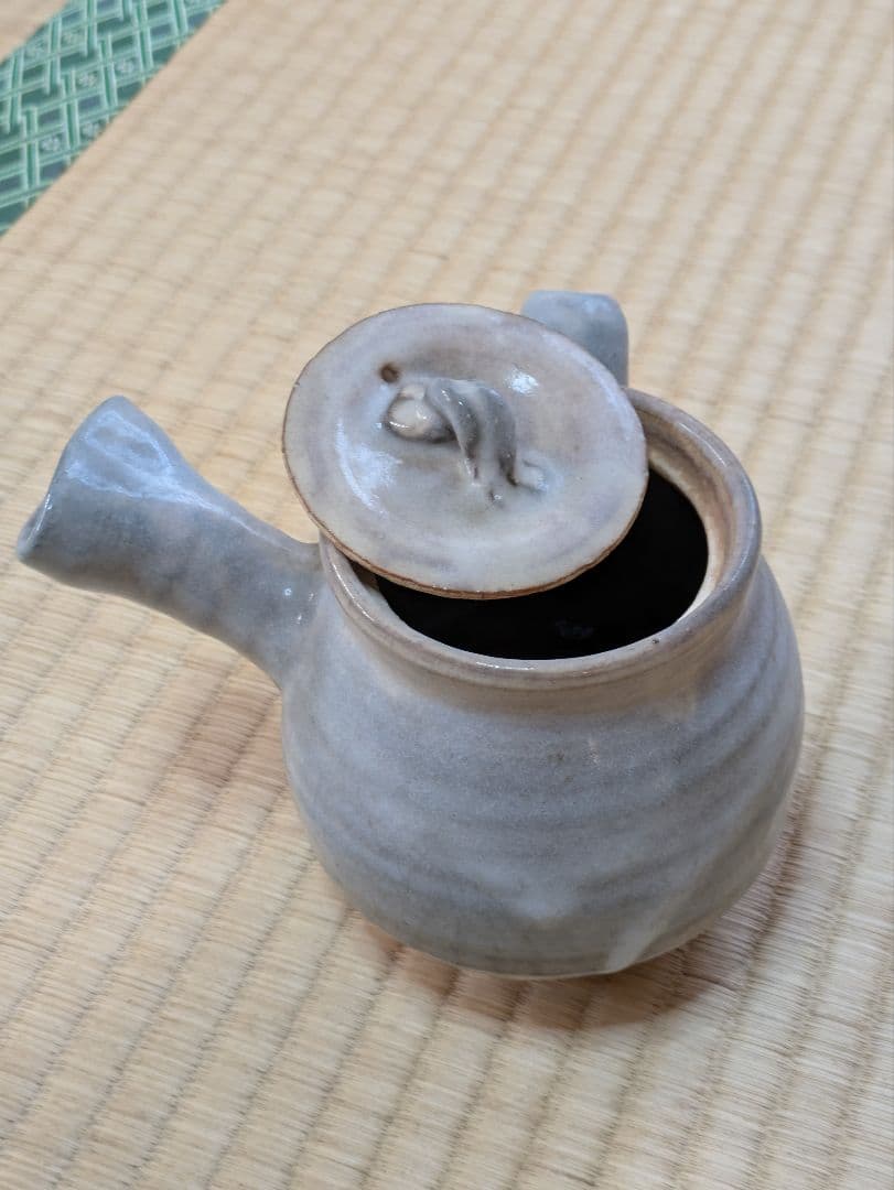 萩焼　陶器製急須と茶碗6個セット