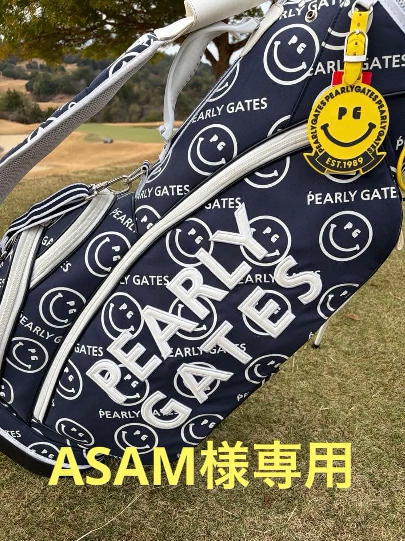 PEARLY GATES スマイルマーク ゴルフバッグ