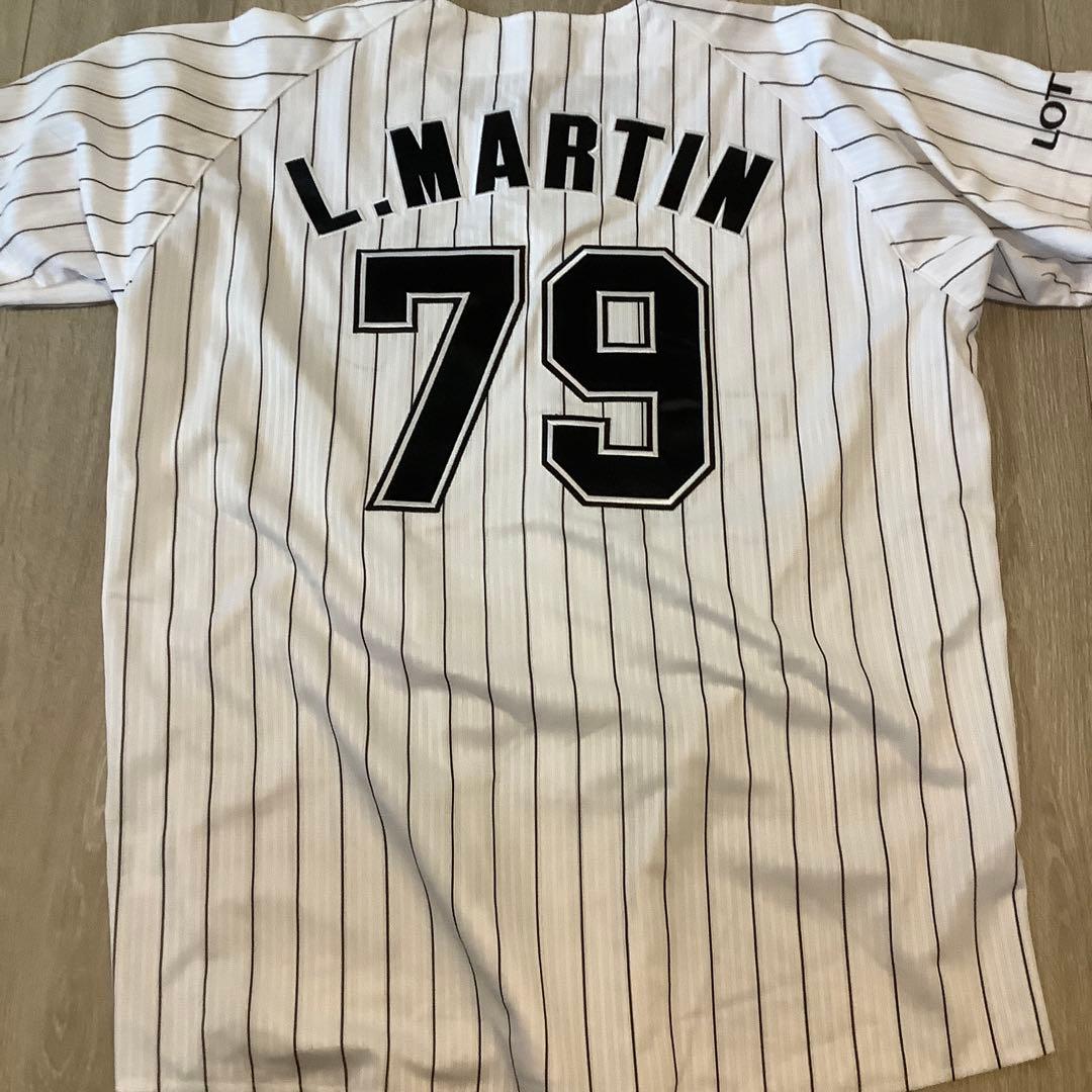 千葉ロッテマリーンズ　レオネスマーティン　ユニフォーム　Lサイズ