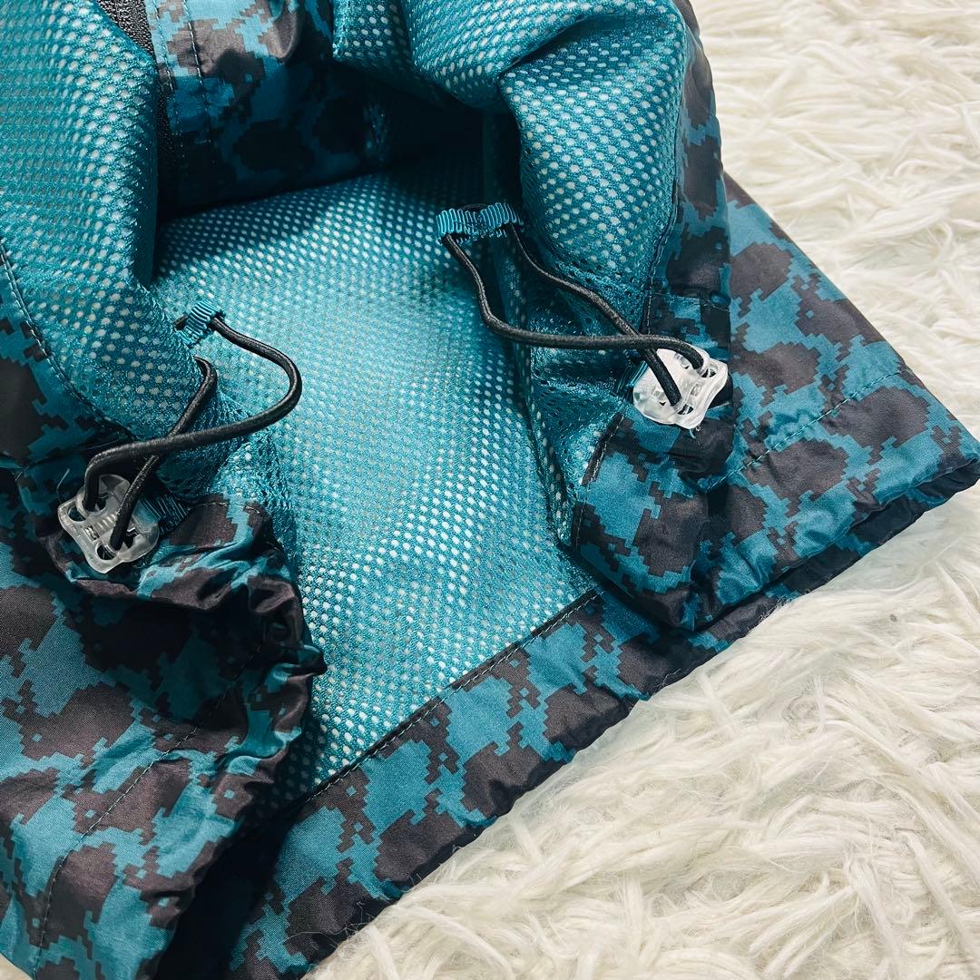 JACK BUNNY!! ラビット総柄千鳥 ナイロンジャケット 刺繍ロゴ 5 緑