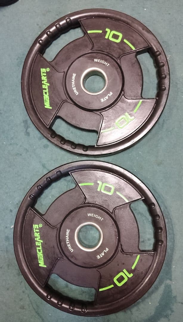 オリンピック プレート マッスルアーツ 10kgプレート2枚