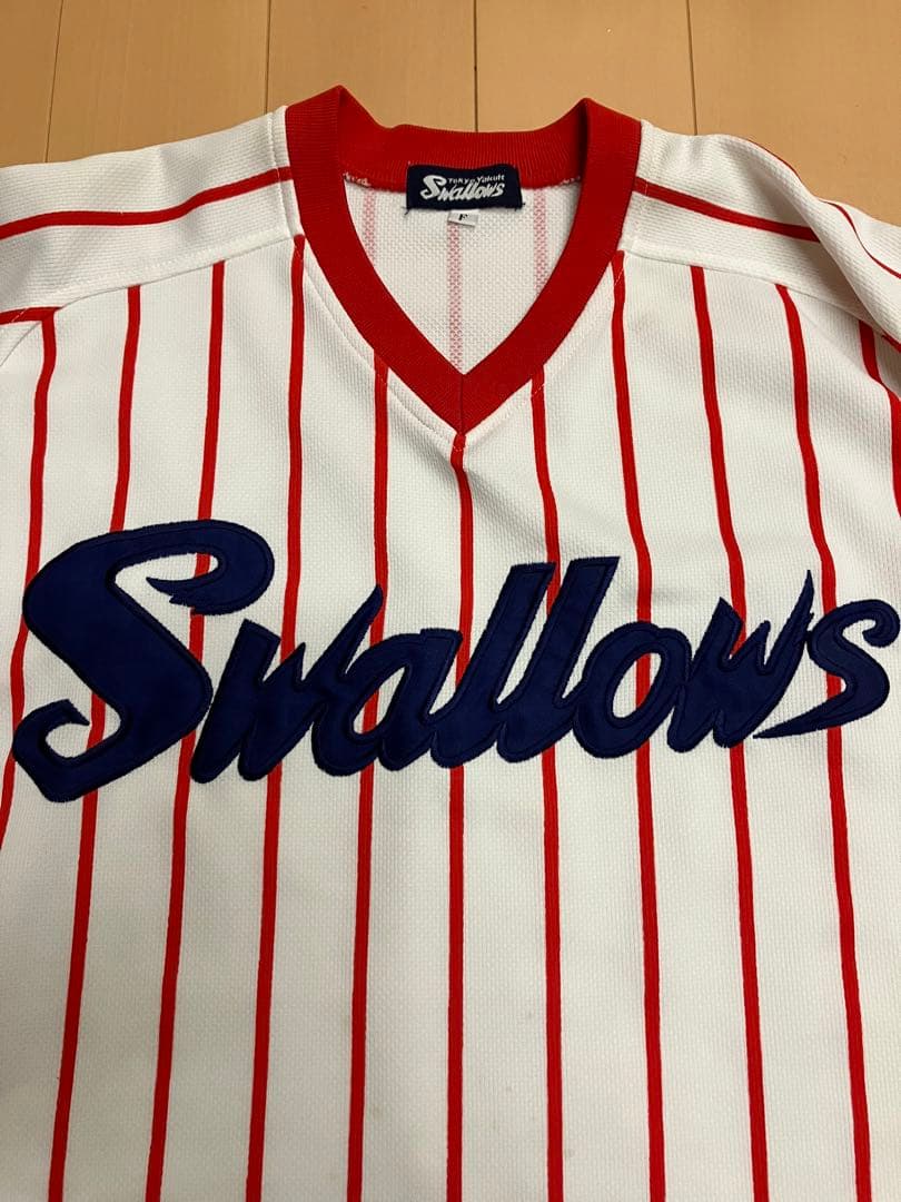 ヤクルトスワローズ　ユニフォーム　当時　復刻　レプリカ　つば九郎　背番号無し