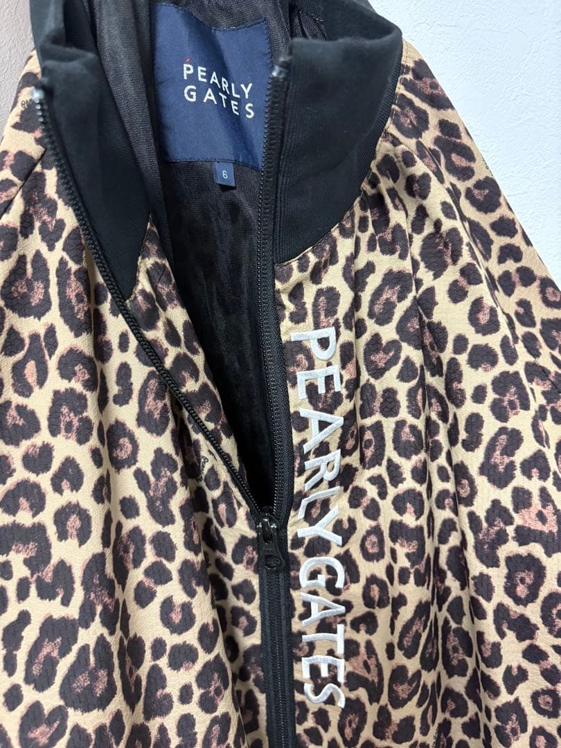 PEARLYGATES レオパード ジップジャケット ヒョウ柄 ゴルフウェア 6