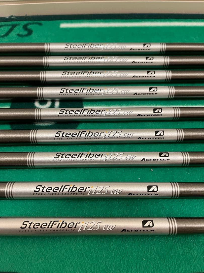 ★値下　スチールファイバー　i125cw【S】　4番〜P＋ウェッジ用2本　計9本