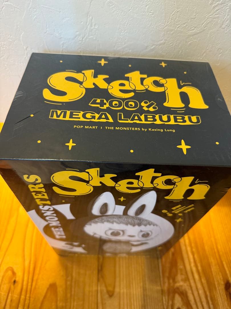 新品未開封 MEGA LABUBU 400% Sketch popmart
